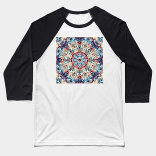 Fractal mandala Baseball T-Shirt